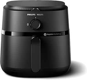 Airfryer Philips Walita fechada em destaque – fritadeira elétrica moderna sem óleo.