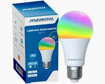 Automação Residencial Econômica com lâmpadas inteligentes controladas por celular e assistente de voz.