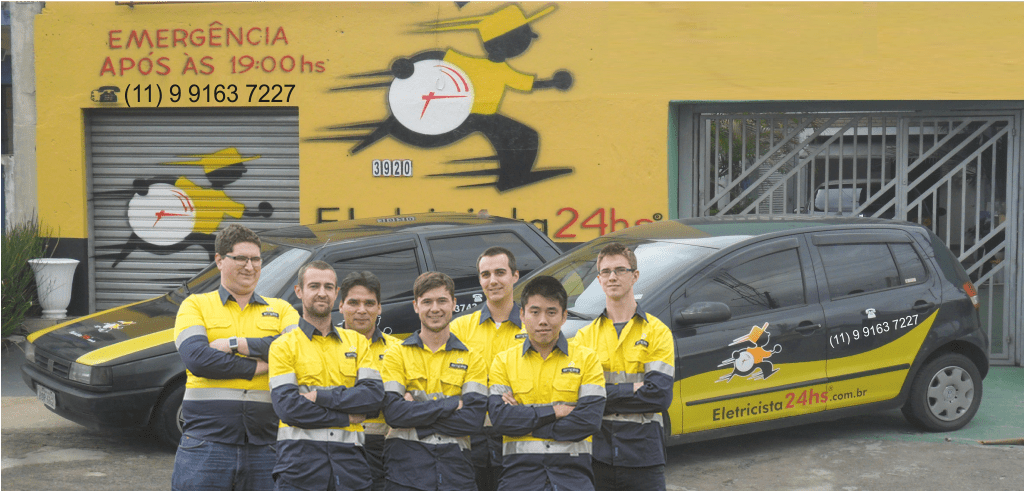 Fachada da sede Eletricista 24 horas em São Paulo, referência em serviços elétricos emergenciais.